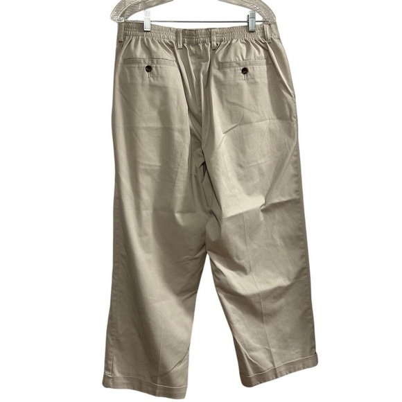 TravelSmith Men's Beige Casual Pants Size 38 Elastic Waistband - Picture 6 of 7